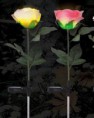Solarleuchte "Rosen" 2er Set